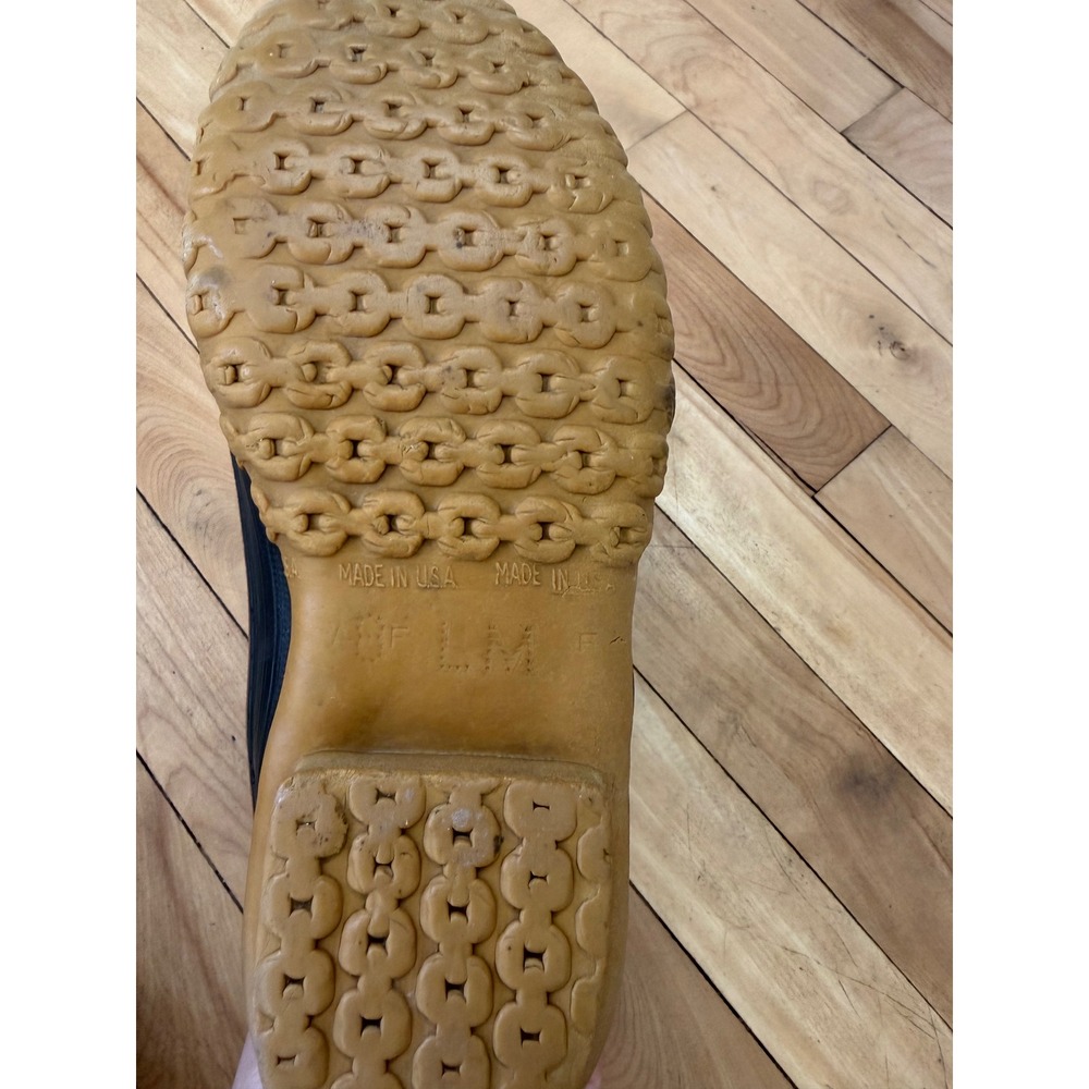 Vintage L.L.Bean Bean Boots Women 7 Leather Shearling Lined Duck Boots USA Maine - Picture 11 of 14